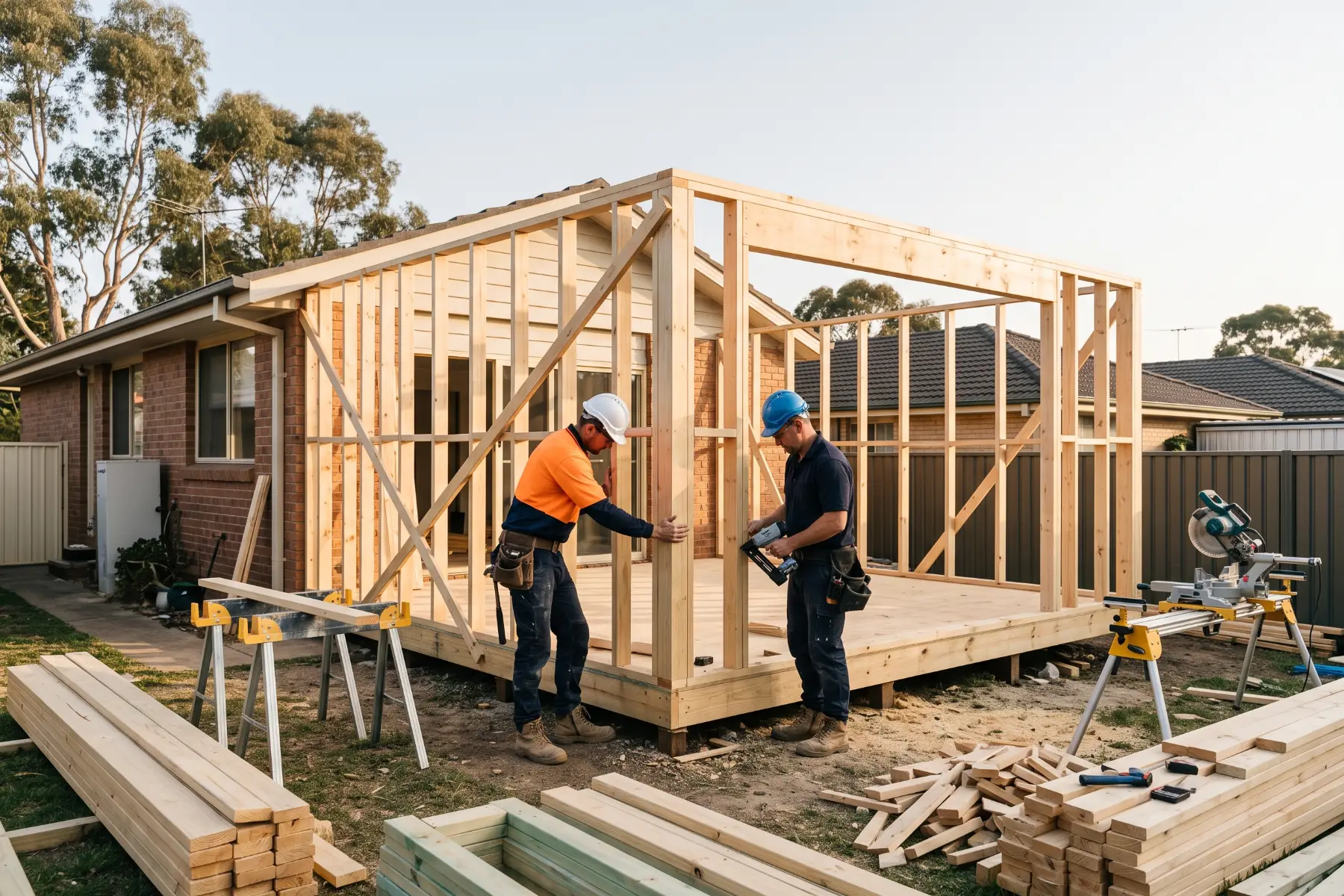 Framing photo in the project portal